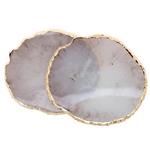 Display Agate Geode Taupe