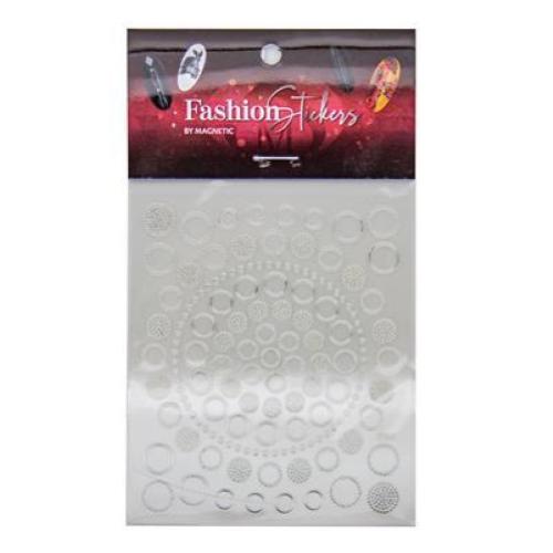 Fashion Sticker Cerchi Silver